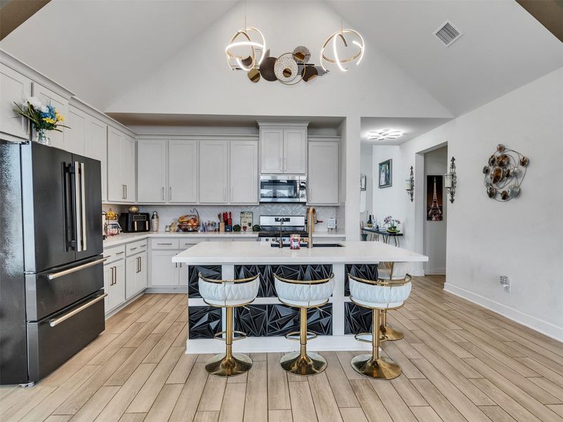 Furnished interior view inside a new home in The Trails, New Caney (Image 15).
