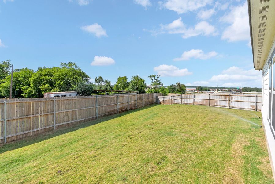 Exterior details and patio area of a home in , Belton (Image 4).