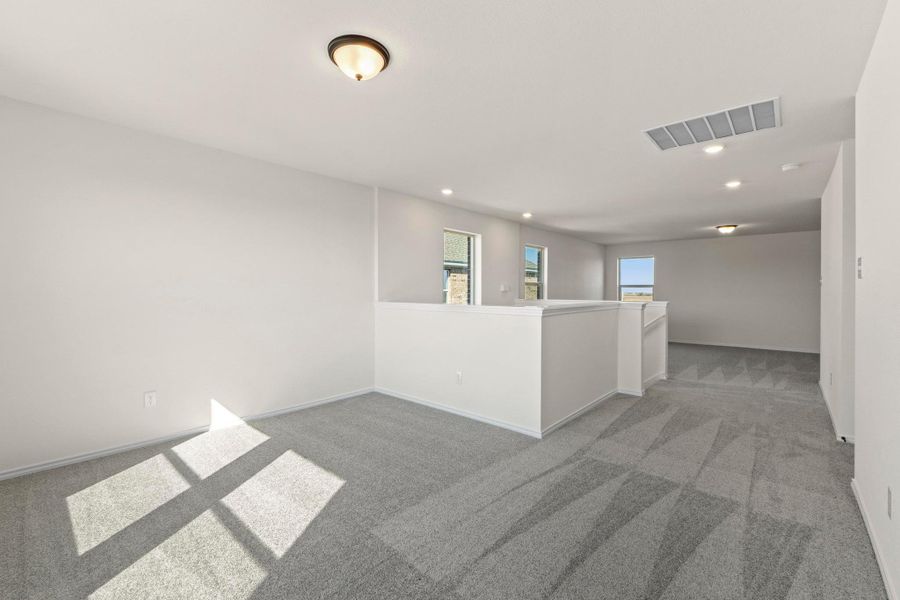 Spacious, unfurnished interior of a new home in Salerno - Heritage Collection, Round Rock (Image 26). Spacious, unfurnished interior of a new home in Salerno - Heritage Collection, Round Rock (Image 26).