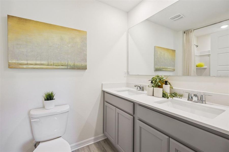 Furnished interior view inside a new home in Magnolia Pointe, Umatilla (Image 15).