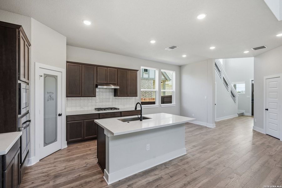Furnished interior view inside a new home in Stillwater Ranch, San Antonio (Image 8).