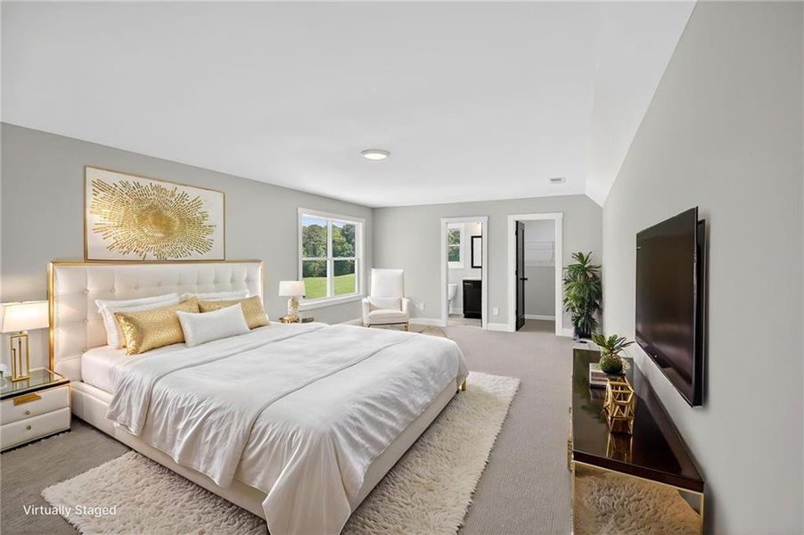 Furnished interior view inside a new home in The Meadows at Lake Circle, Buchanan (Image 15).