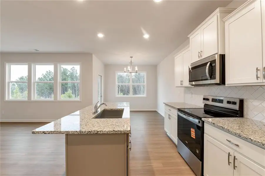 Furnished interior view inside a new home in , Calhoun (Image 7).