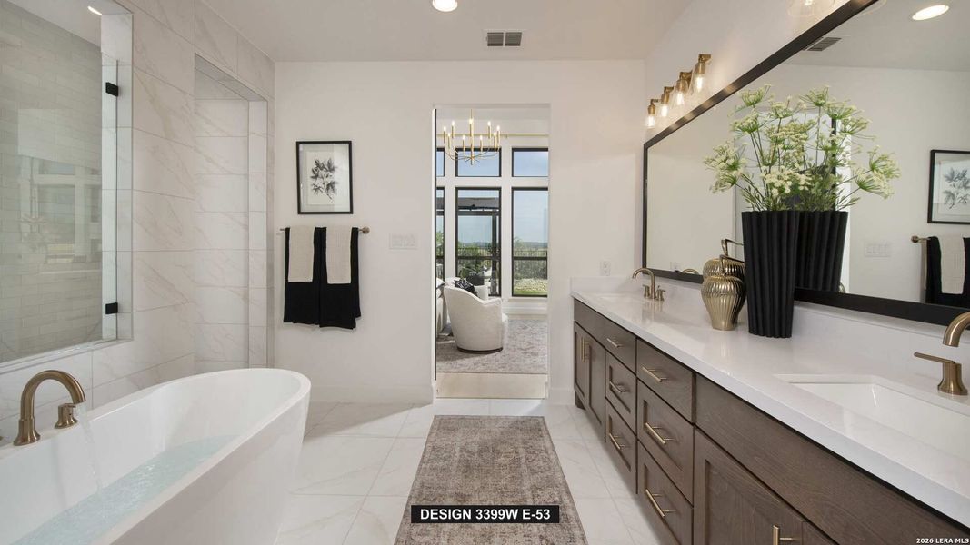Furnished interior view inside a new home in Haby Hill, San Antonio (Image 10). Furnished interior view inside a new home in Haby Hill, San Antonio (Image 10).