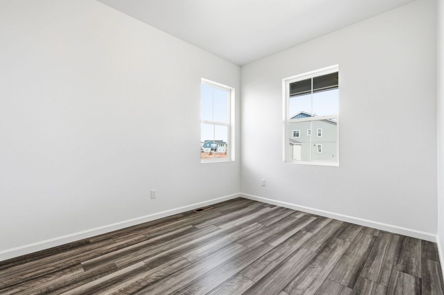 Spacious, unfurnished interior of a new home in The Town Collection at Independence, Elizabeth (Image 17). Spacious, unfurnished interior of a new home in The Town Collection at Independence, Elizabeth (Image 17).