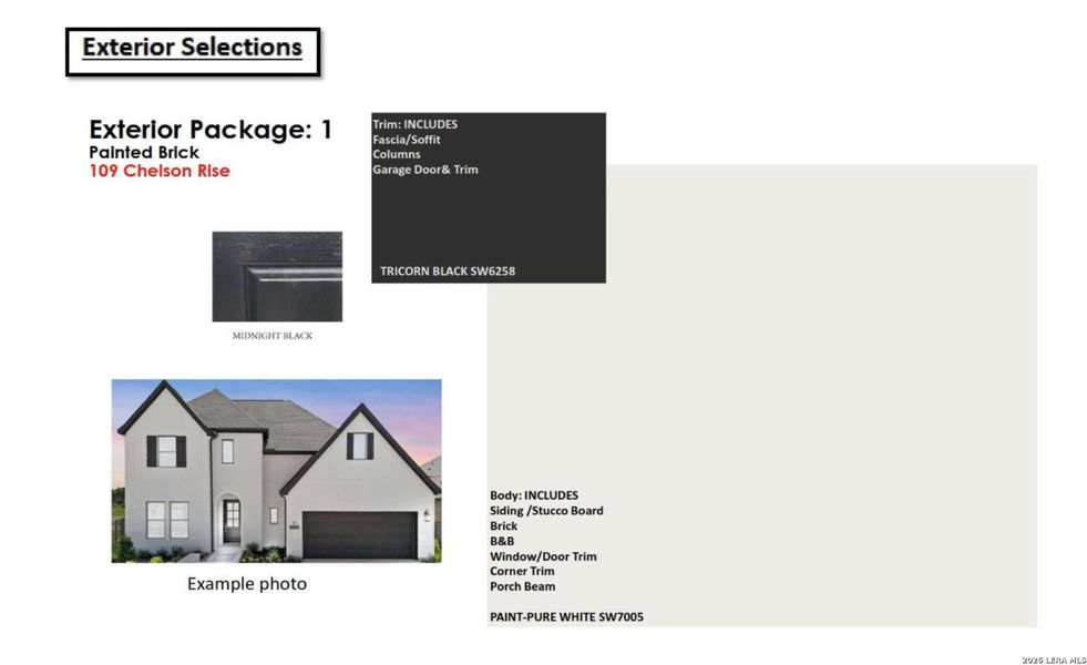Sample of building materials used in homes in Buffalo Crossing, Cibolo (Image 7).
