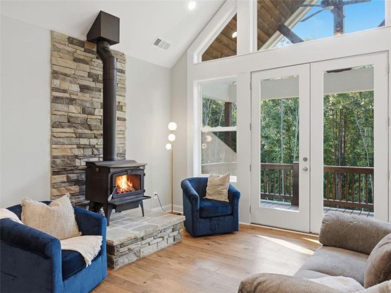 Furnished interior view inside a new home in , Talking Rock (Image 15).