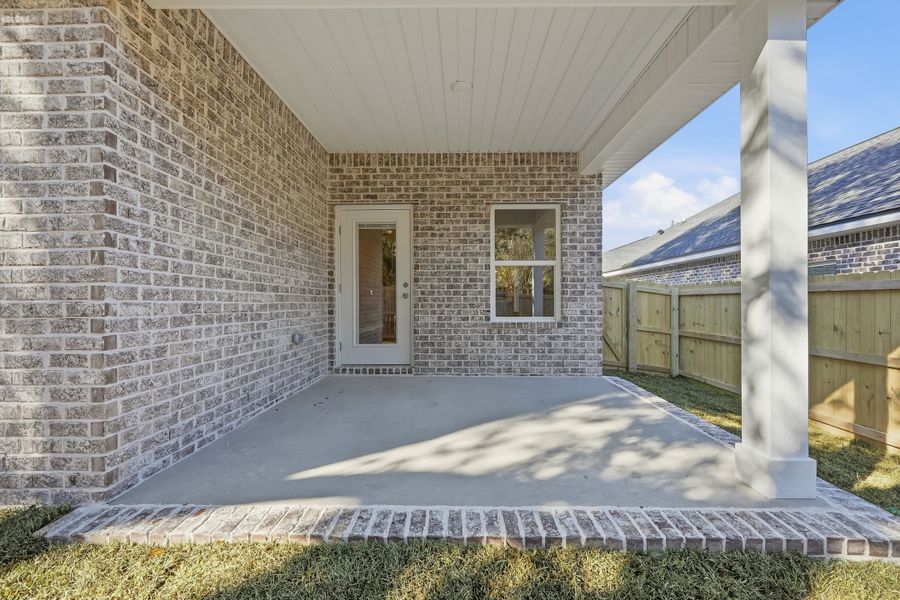 Exterior details and patio area of a home in McCarthy Estates, Defuniak Springs (Image 26). Exterior details and patio area of a home in McCarthy Estates, Defuniak Springs (Image 26).