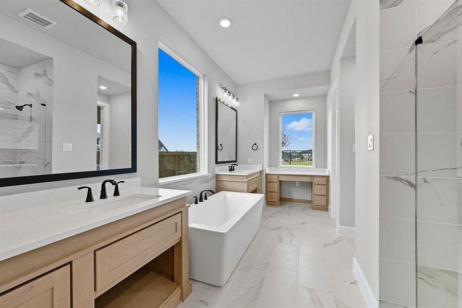 Furnished interior view inside a new home in Sandbrock Ranch: 70ft. lots, Aubrey (Image 11). Furnished interior view inside a new home in Sandbrock Ranch: 70ft. lots, Aubrey (Image 11).