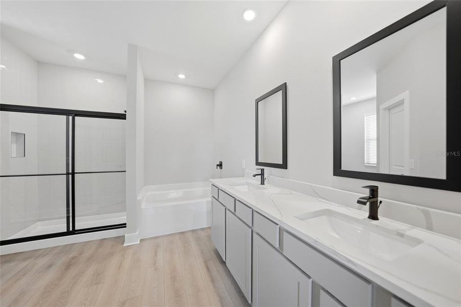 Furnished interior view inside a new home in , Port Charlotte (Image 16). Furnished interior view inside a new home in , Port Charlotte (Image 16).