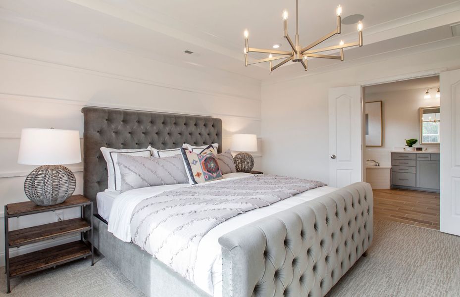 Spacious Owner's Suite with large walk-in closet.