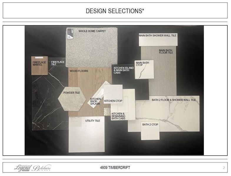 Design selections - Representative photo Design selections - Representative photo