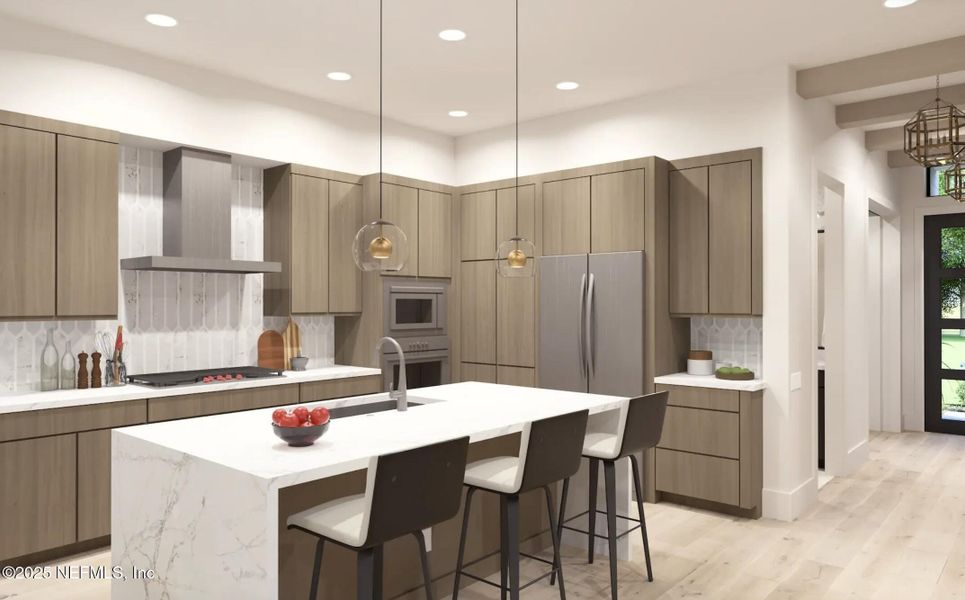 Furnished interior view inside a new home in , St. Augustine (Image 6).