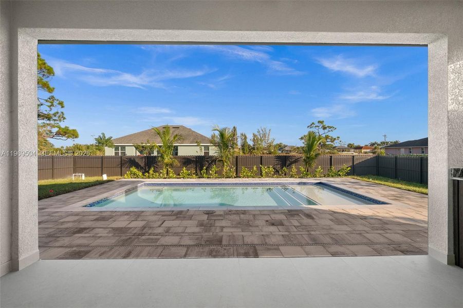 Exterior details and patio area of a home in , Cape Coral (Image 30).