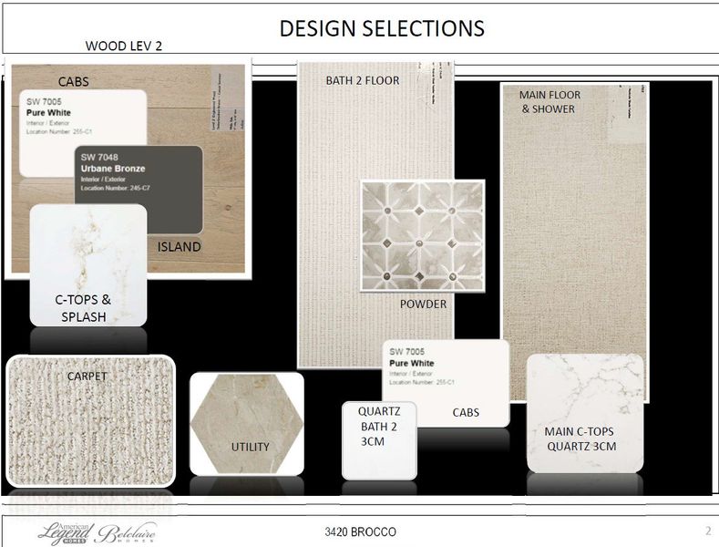 Representative photo of design selections for 3420 Brocco