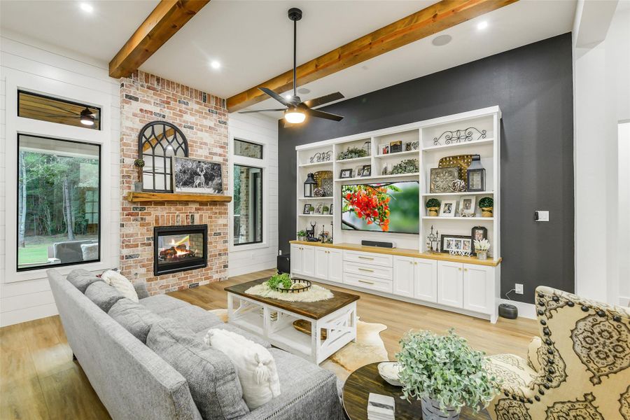 Custom Built in Cabinetry in living room