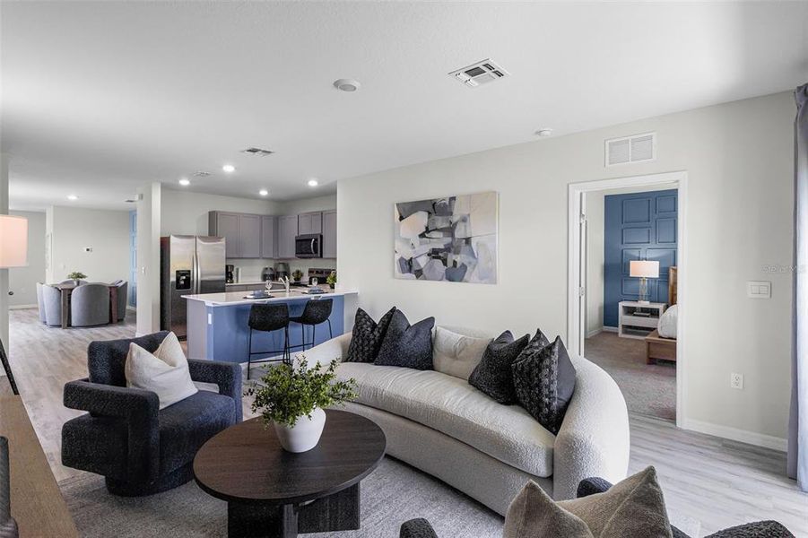 Furnished interior view inside a new home in , Haines City (Image 3).