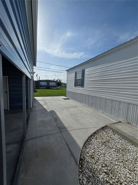 Exterior details and patio area of a home in , Englewood (Image 20).