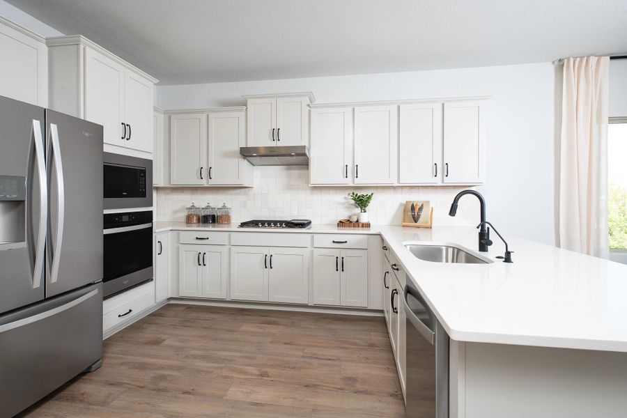 Representative furnished interior of a home built from the Cassidy by Ashton Woods in The Wilder, Adkins (Image 10).