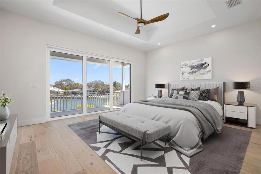 Furnished interior view inside a new home in , Sarasota (Image 16).