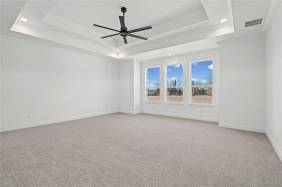 Spacious, unfurnished interior of a new home in Panther Creek Estates, Aledo (Image 31). Spacious, unfurnished interior of a new home in Panther Creek Estates, Aledo (Image 31).