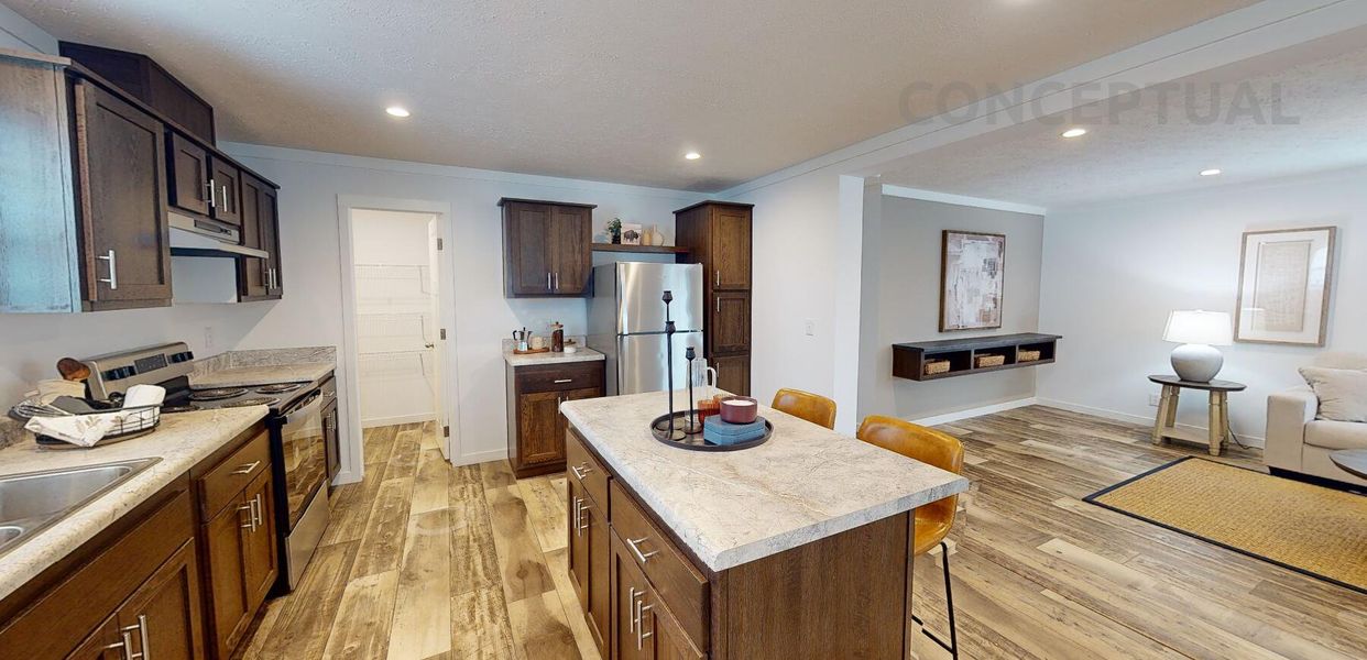Furnished interior view inside a new home in , St. George (Image 3).