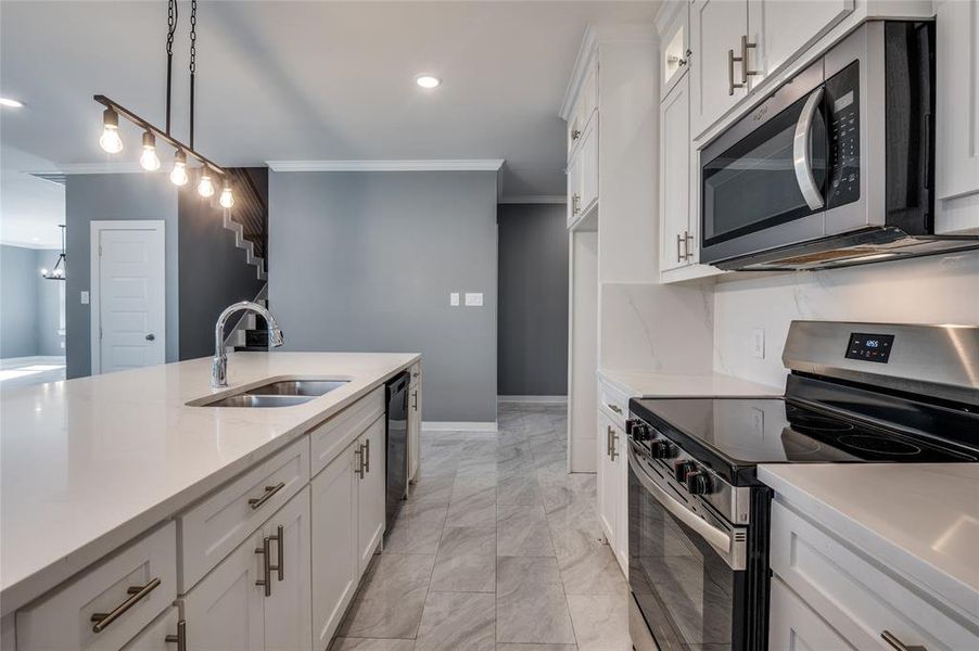Furnished interior view inside a new home in , Lancaster (Image 12).
