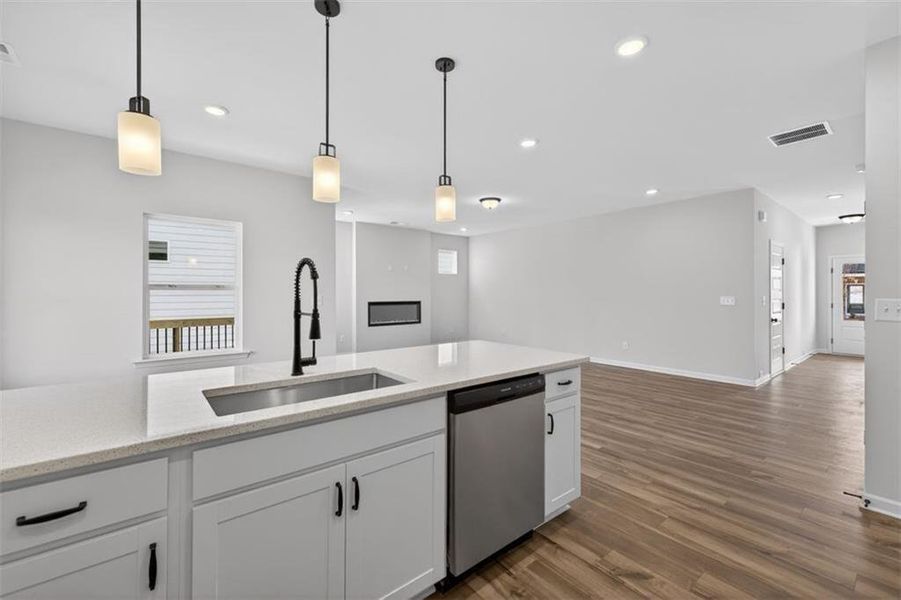 Furnished interior view inside a new home in Sanders Park, Austell (Image 8).