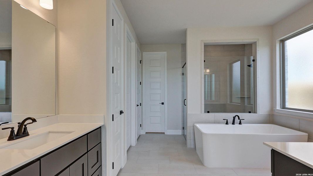 Furnished interior view inside a new home in Kallison Ranch, San Antonio (Image 9).