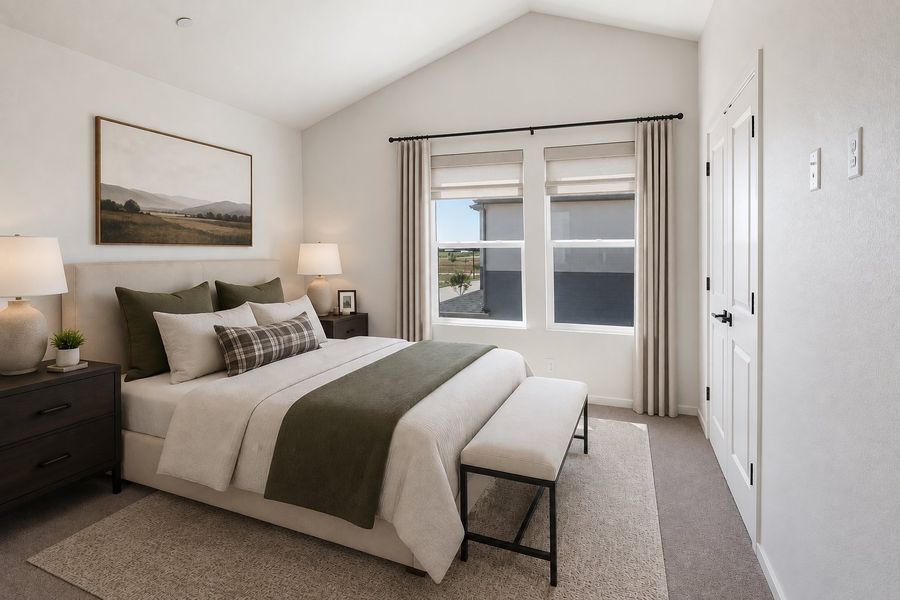 Furnished interior view inside a new home in Bloom, Fort Collins (Image 10). Furnished interior view inside a new home in Bloom, Fort Collins (Image 10).