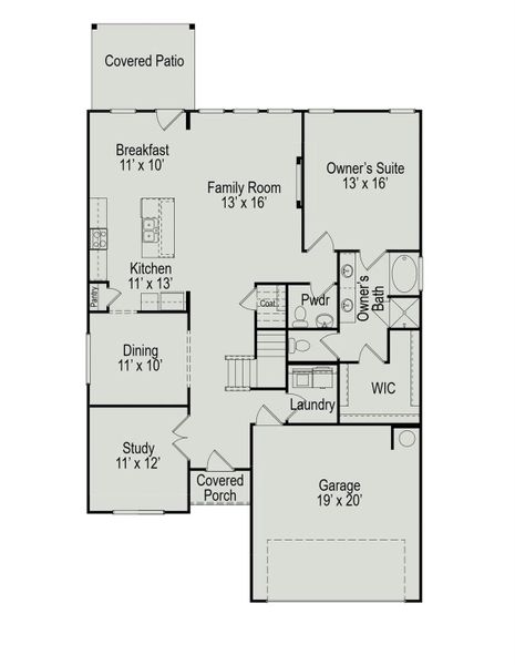 2D floor plan layout of this home in Audubon, Magnolia, TX (Image 3). 2D floor plan layout of this home in Audubon, Magnolia, TX (Image 3).