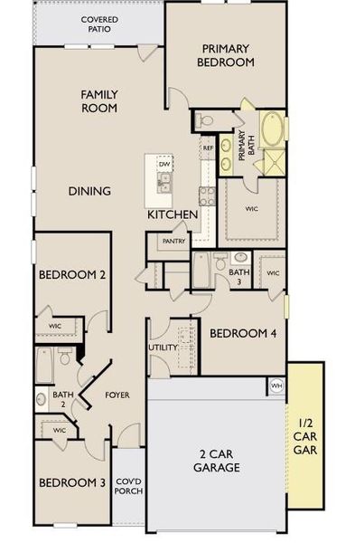 The Hamilton Floor plan The Hamilton Floor plan