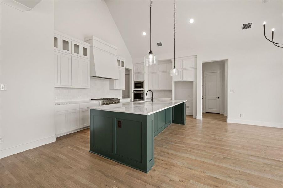 Furnished interior view inside a new home in Bella Crossing, Fort Worth (Image 13).