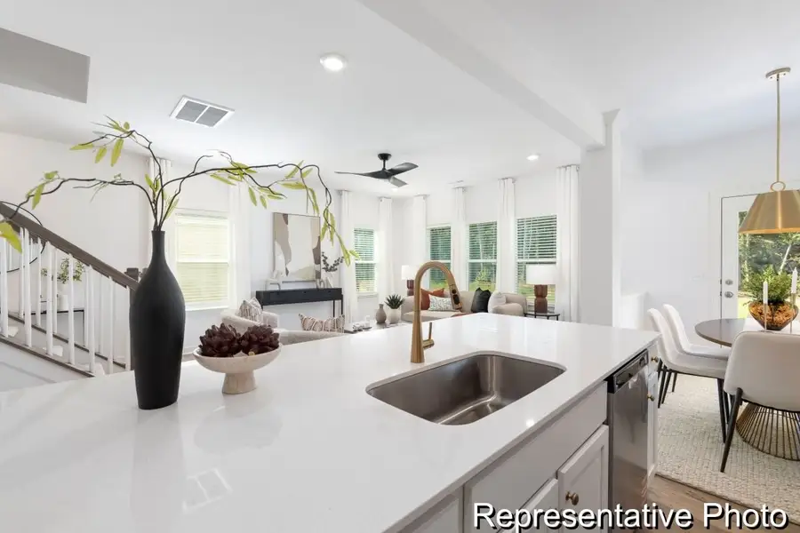 Furnished interior view inside a new home in Morgan Hills, Albemarle (Image 5).