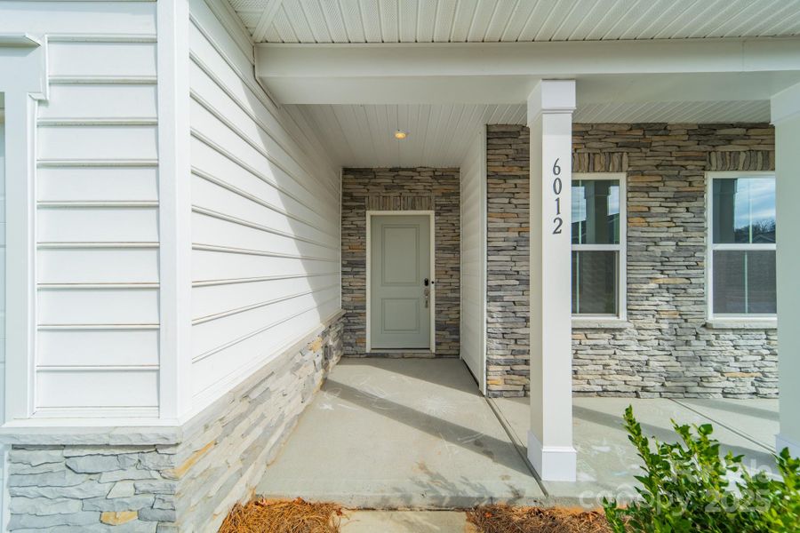Exterior details and patio area of a home in Stewarts Landing, Charlotte (Image 3).