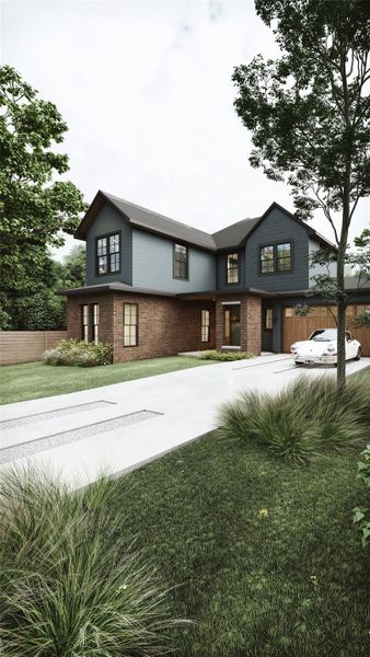 Exterior details and patio area of a home in , Austin (Image 3).