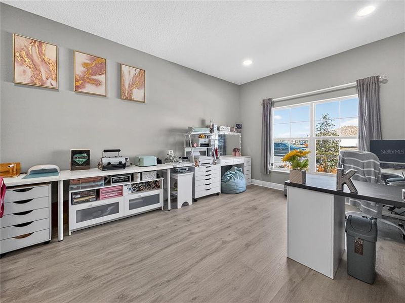 Furnished interior view inside a new home in Shortgrass at Two Rivers, Zephyrhills (Image 14).