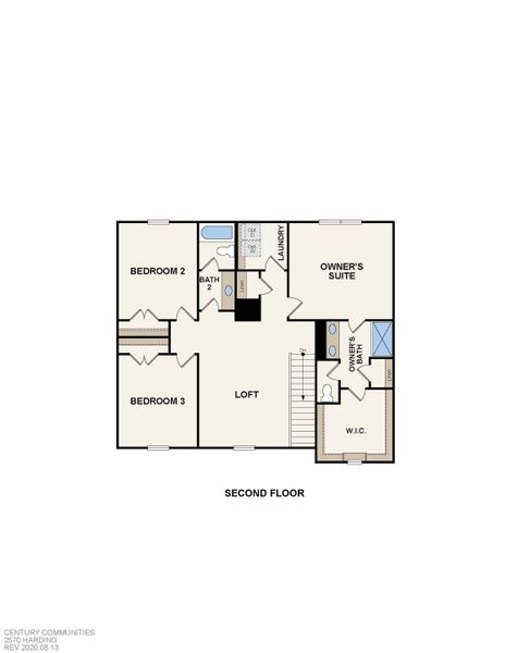 2D floor plan layout of this home in Walker Grove, McDonough, GA (Image 3). 2D floor plan layout of this home in Walker Grove, McDonough, GA (Image 3).