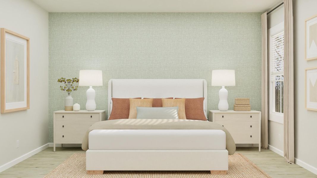 Furnished interior view inside a new home in , Summerville (Image 7).