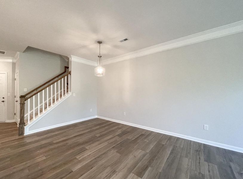 Spacious, unfurnished interior of a new home in Riverbrooke Townhomes, Simpsonville (Image 10). Spacious, unfurnished interior of a new home in Riverbrooke Townhomes, Simpsonville (Image 10).
