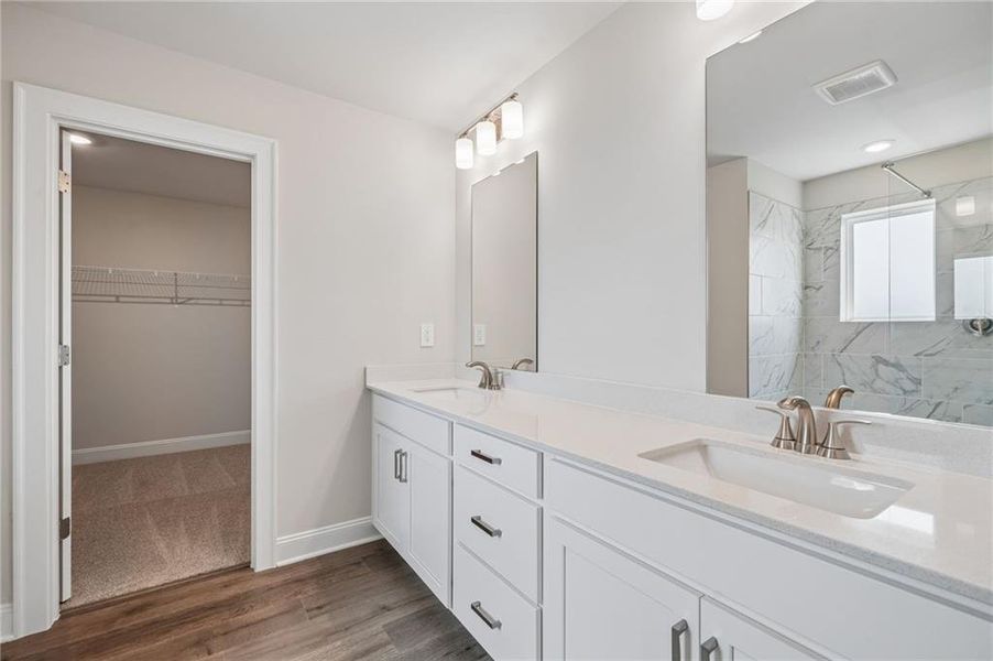 Furnished interior view inside a new home in River Pointe, Monroe (Image 17).