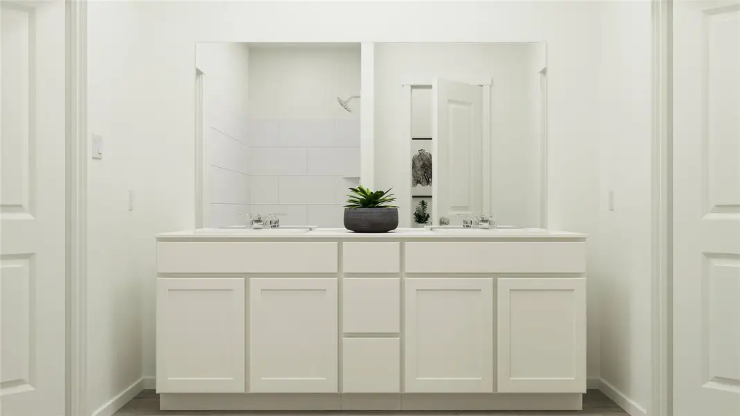 Furnished interior view inside a new home in Elm Creek, Elgin (Image 30). Furnished interior view inside a new home in Elm Creek, Elgin (Image 30).