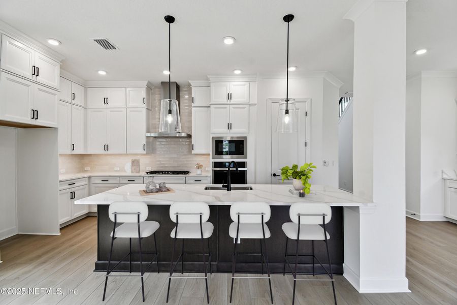 Furnished interior view inside a new home in Seven Pines 40' Front Entry, Jacksonville (Image 14). Furnished interior view inside a new home in Seven Pines 40' Front Entry, Jacksonville (Image 14).