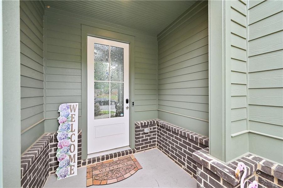 Exterior details and patio area of a home in , Buford (Image 3). Exterior details and patio area of a home in , Buford (Image 3).