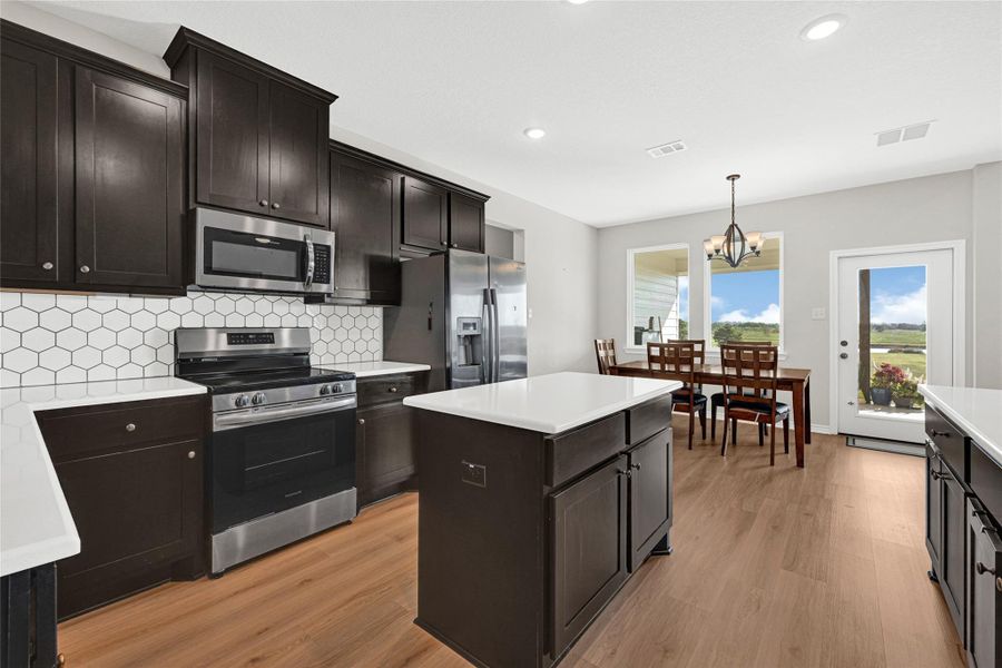 Furnished interior view inside a new home in , Anahuac (Image 12).