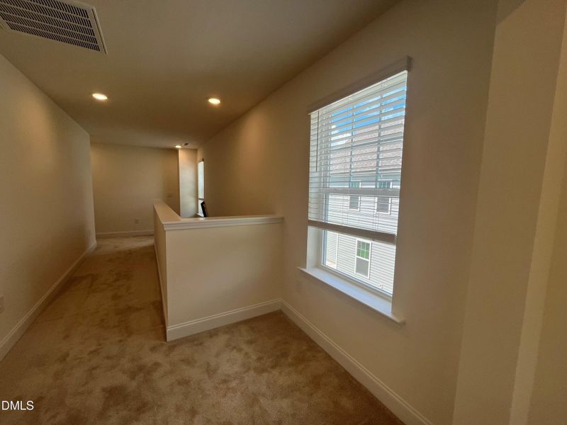 large second floor hallway
