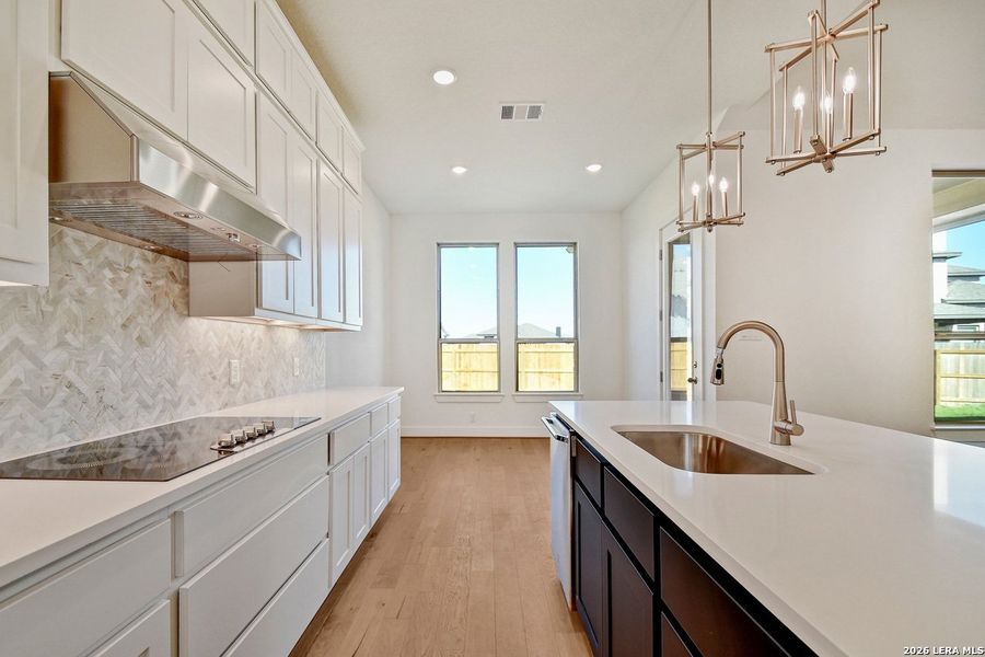 Furnished interior view inside a new home in Alsatian Oaks, Castroville (Image 5).