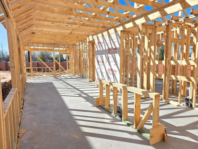 In-progress construction of a new home in Sienna 40', Missouri City, TX (Image 5).