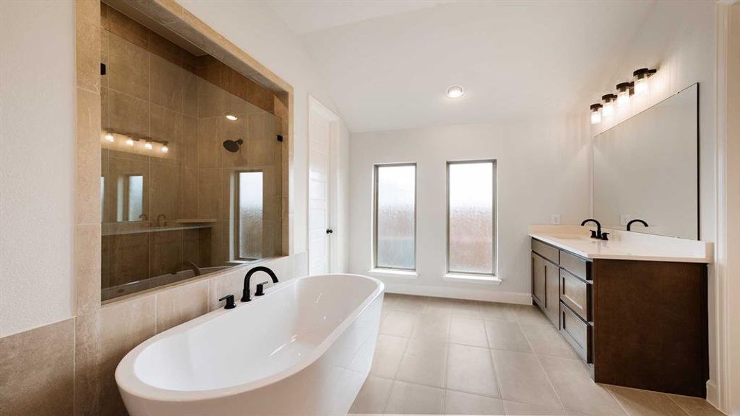 Furnished interior view inside a new home in Trinity Falls, McKinney (Image 13).