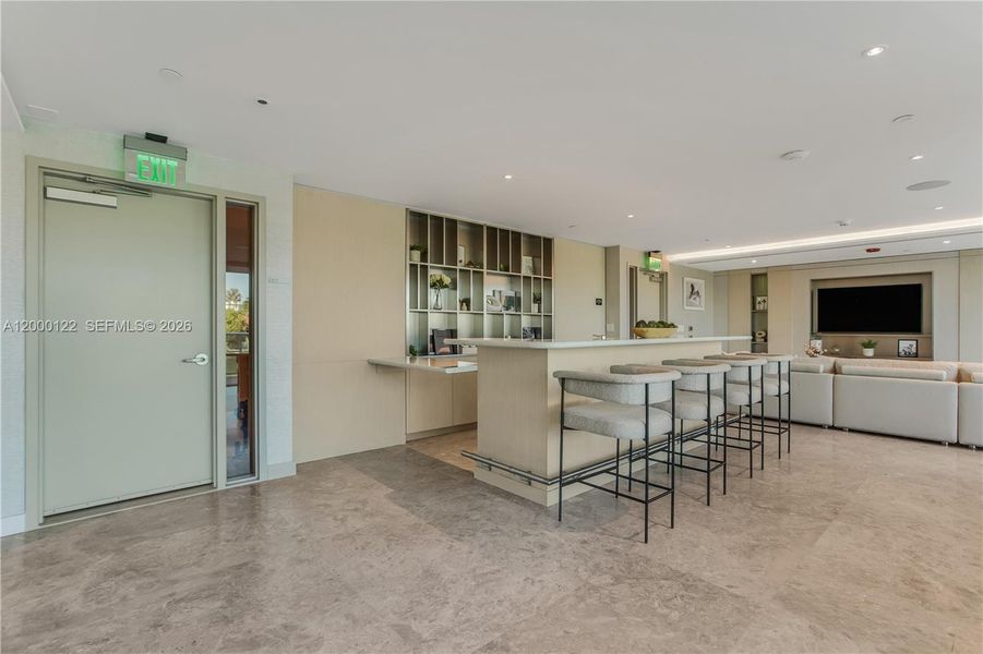 Furnished interior view inside a new home in , Miami Beach (Image 53).